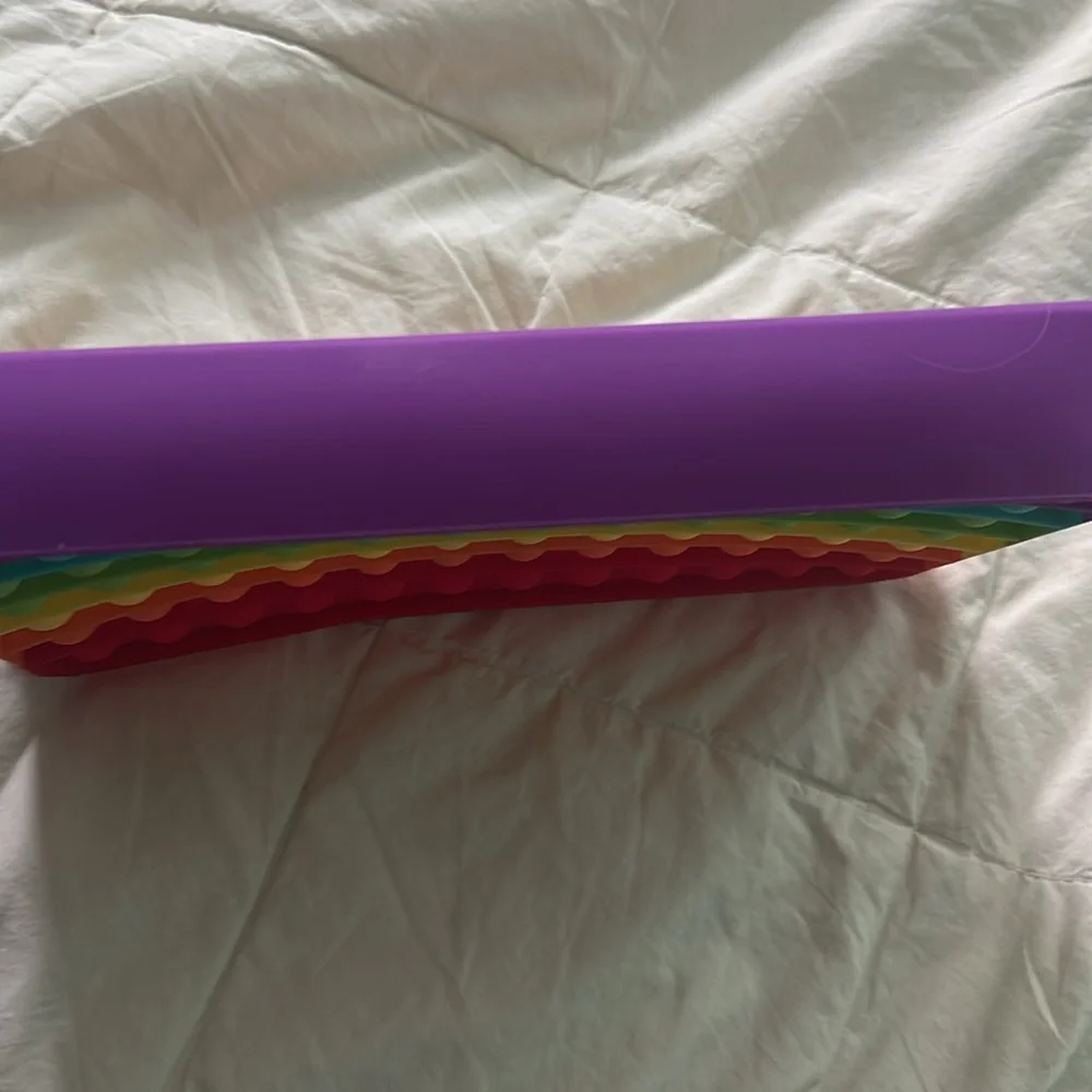 Rainbow Taylor Swift pop-it pencil case